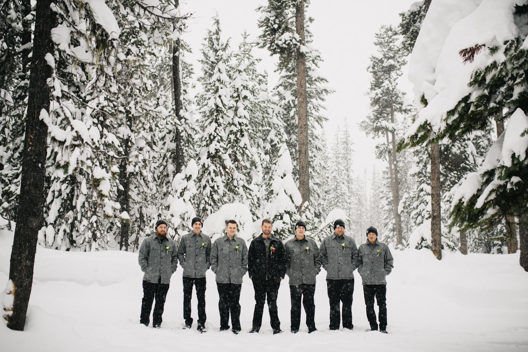 Small Elk Lake Resort Winter Wedding Bend Oregon 