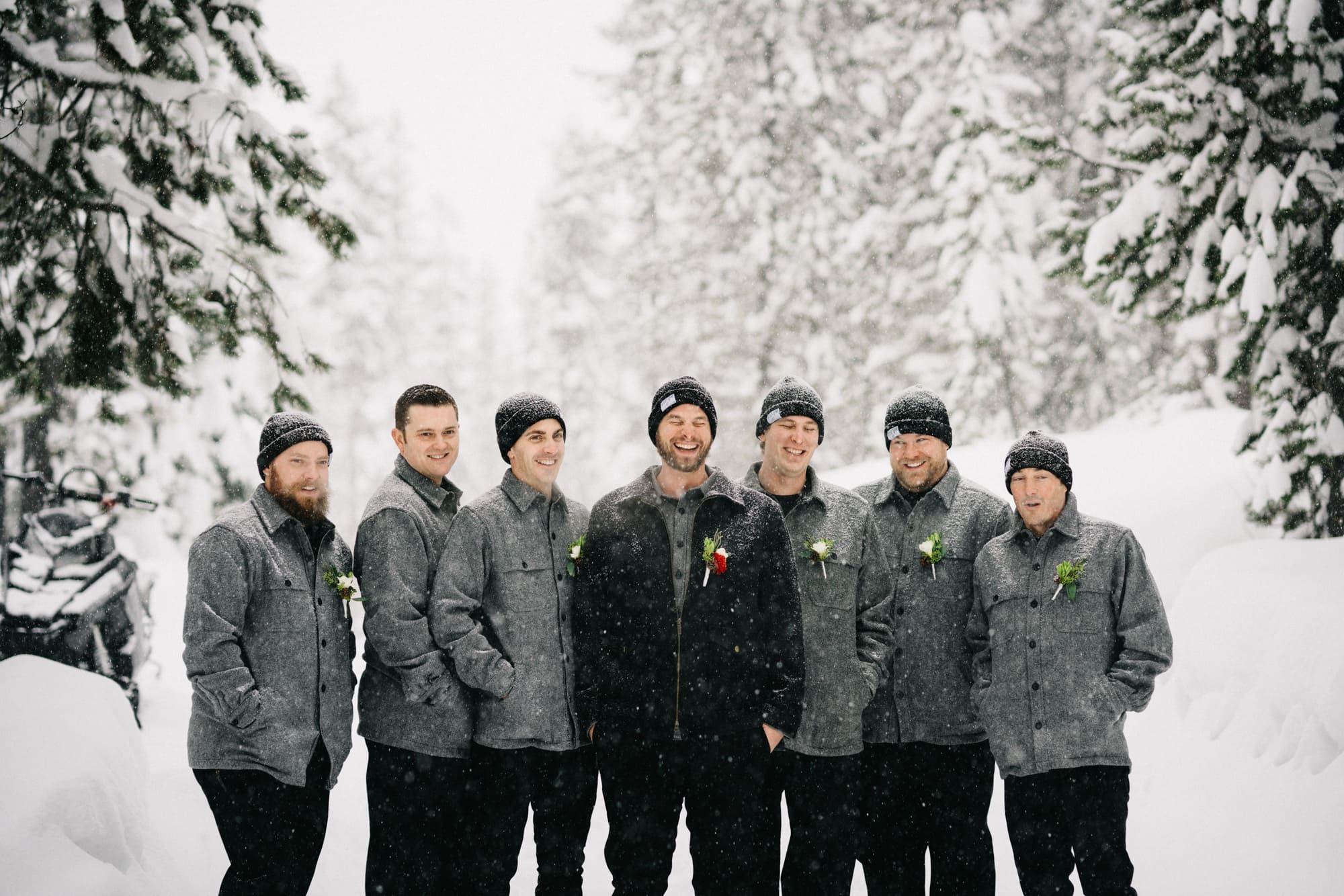 Small Elk Lake Resort Winter Wedding Bend Oregon 