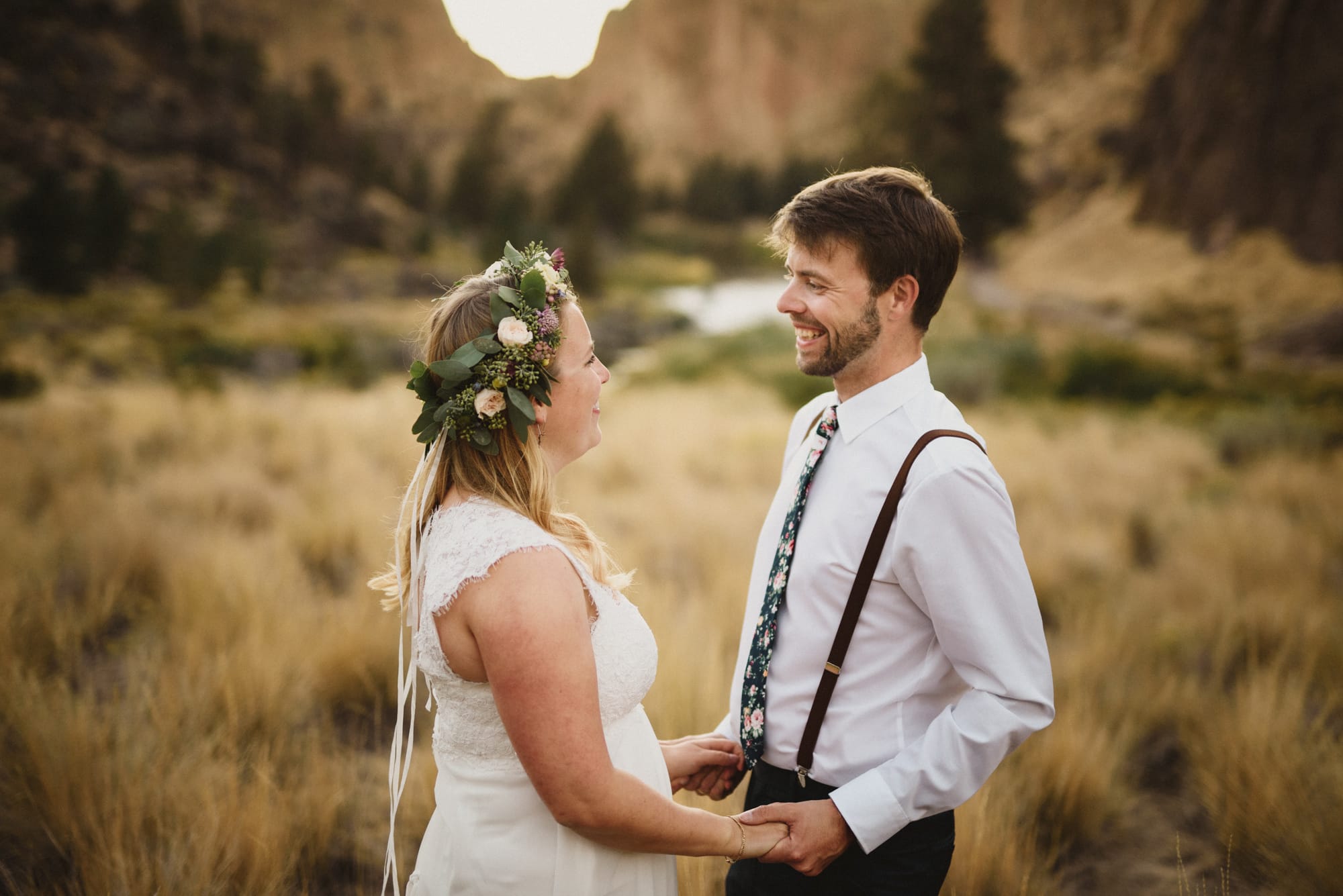 Bend Oregon Elopement Smith Rock Sparks Lake