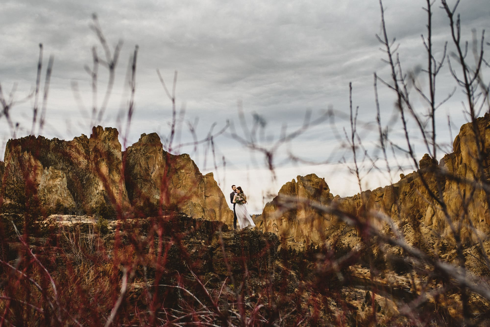 Smith Rock Elopement Photos Ceremony Location