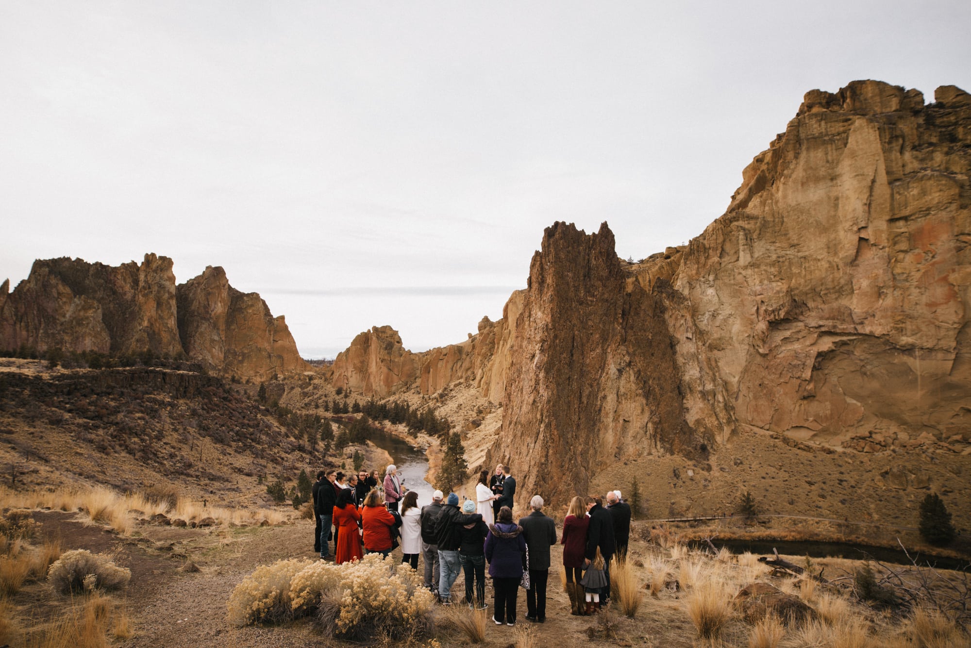 Smith Rock Elopement Photos Ceremony Location