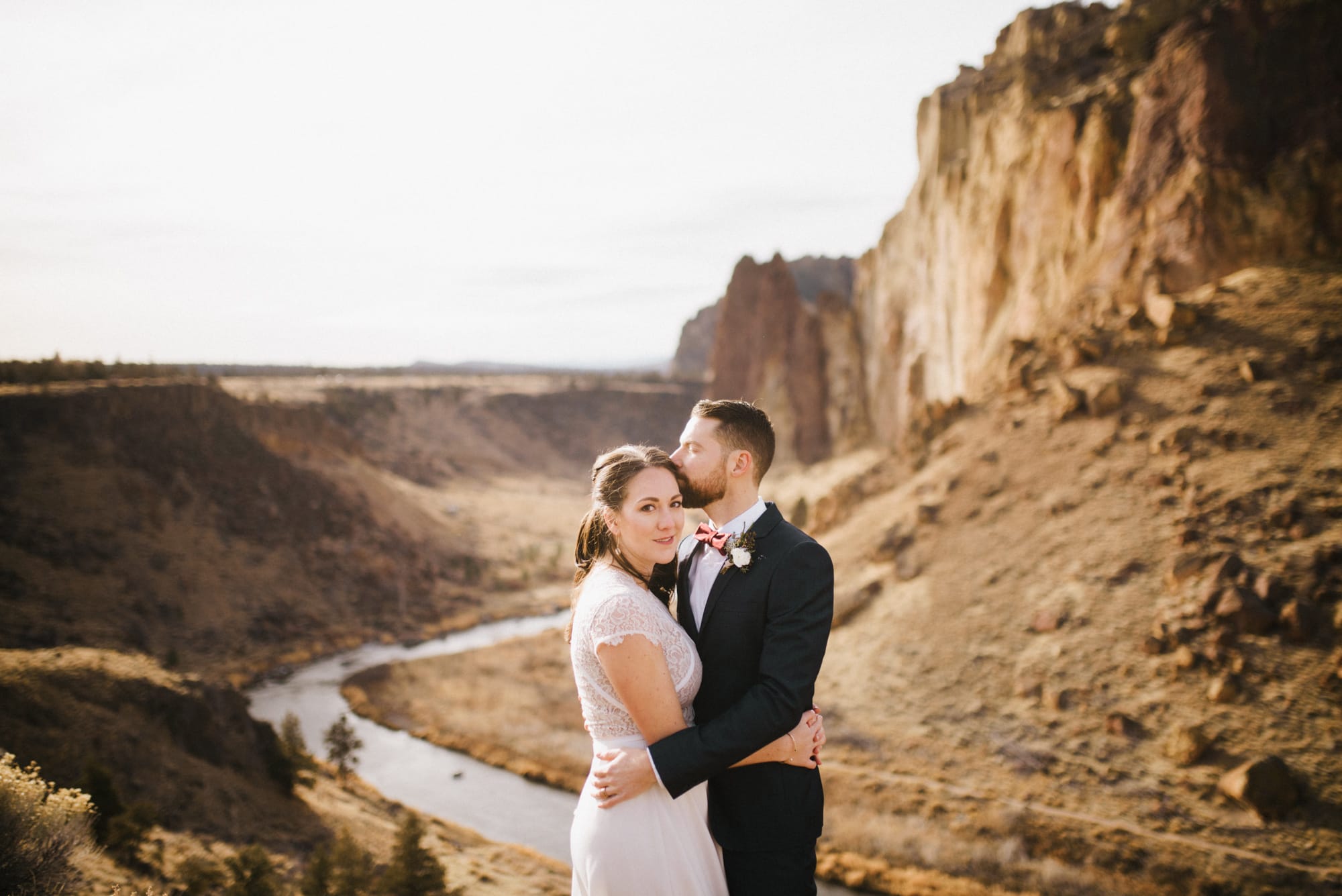 Smith Rock Elopement Photos Ceremony Location