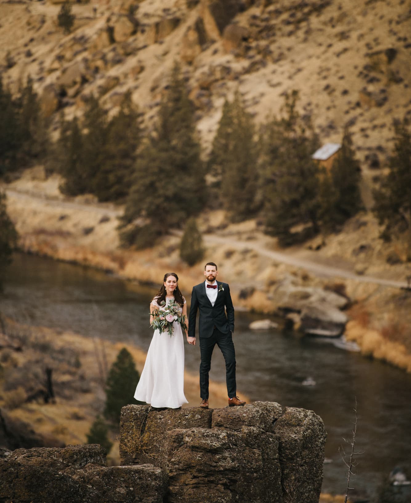 Smith Rock Elopement Photos Ceremony Location