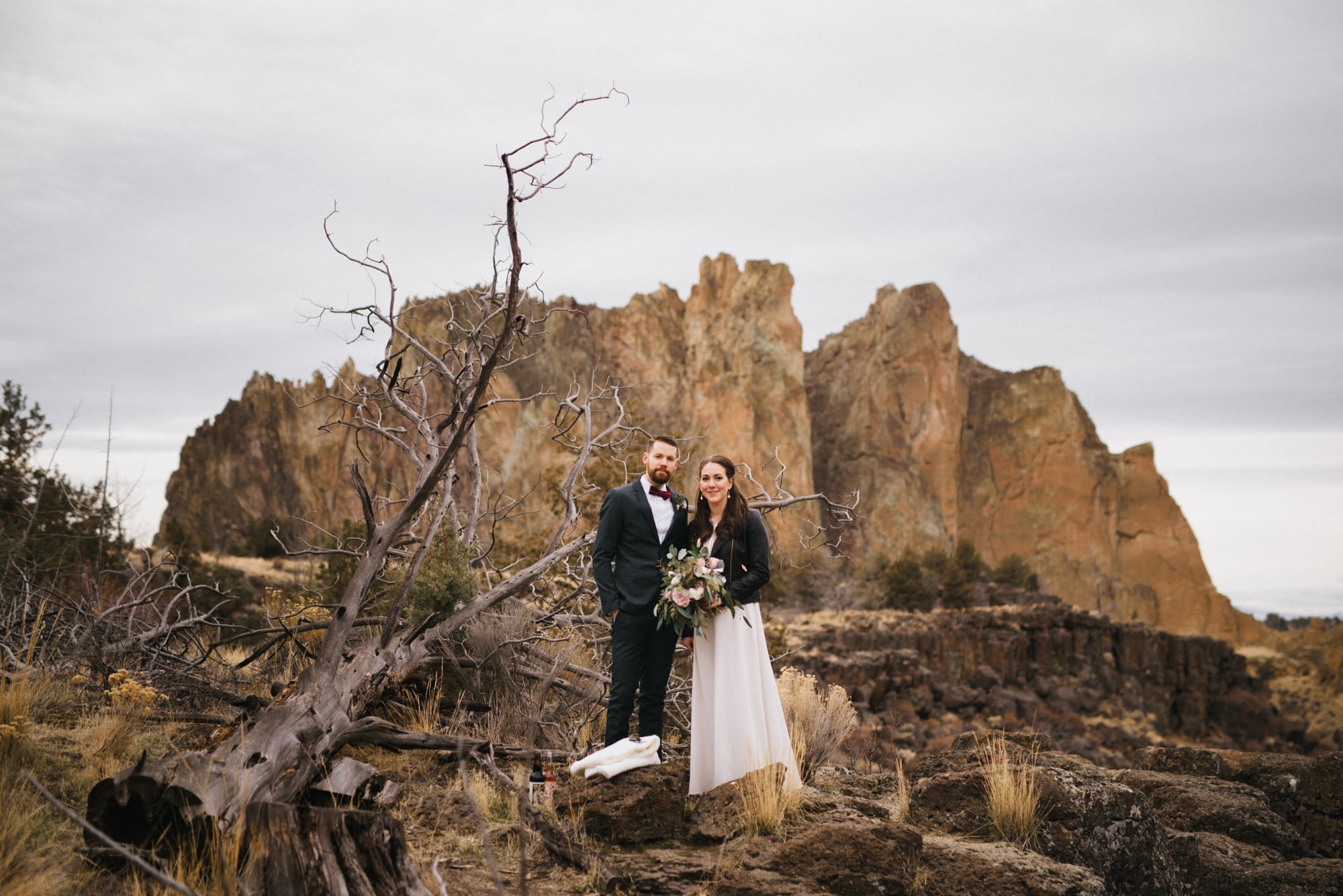 Smith Rock Elopement Photos Ceremony Location