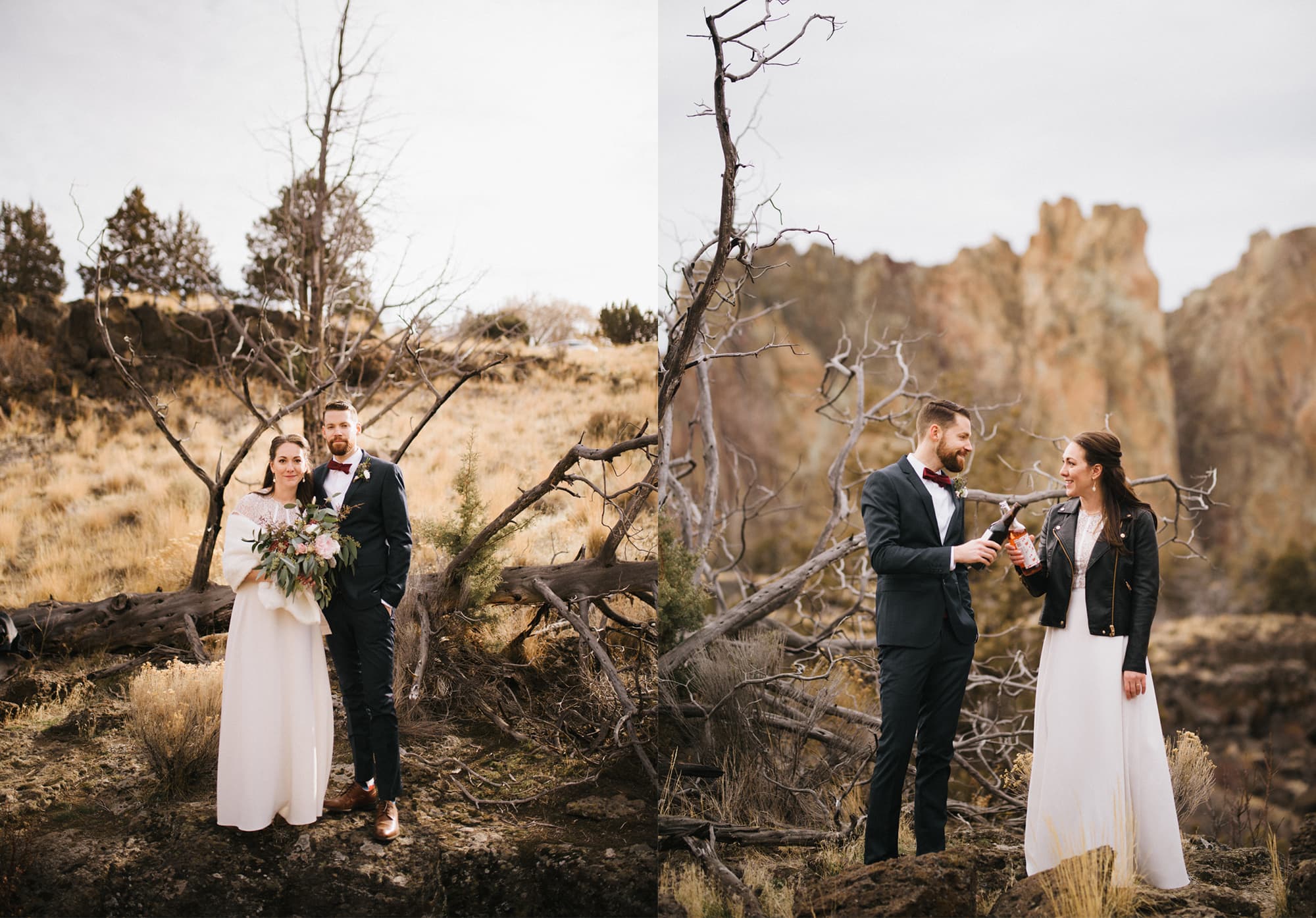 Smith Rock Elopement Photos Ceremony Location