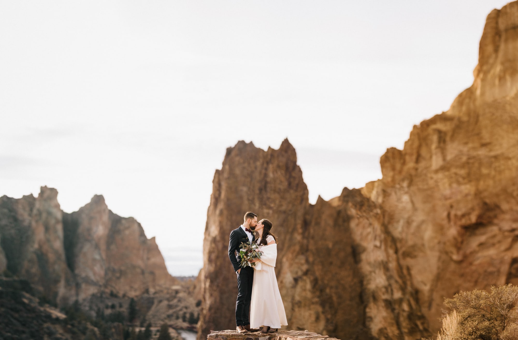 Smith Rock Elopement Photos Ceremony Location