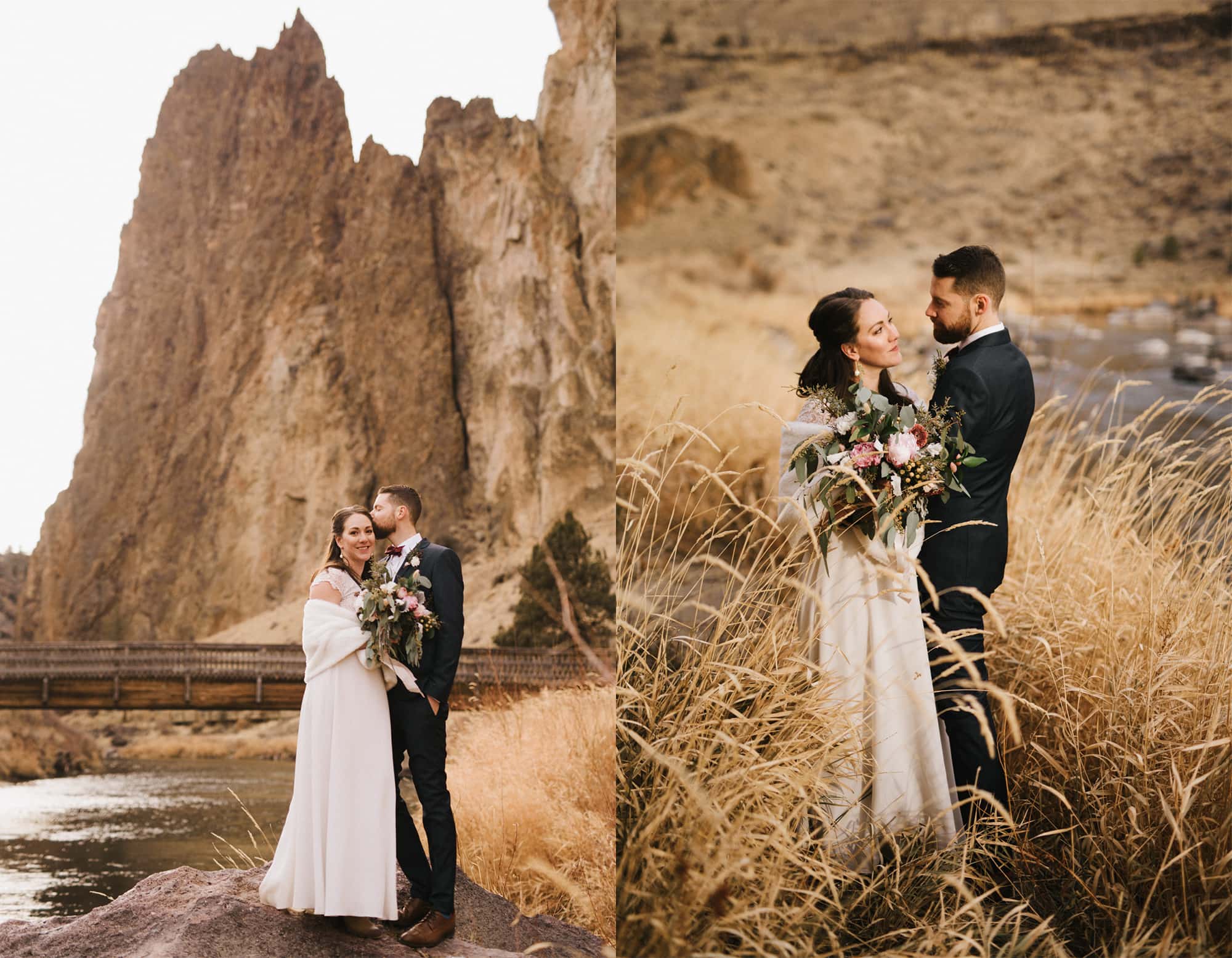 Smith Rock Elopement Photos Ceremony Location