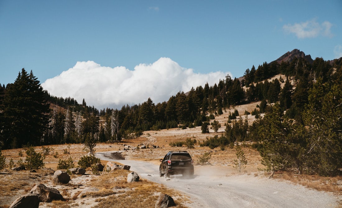 The Road to Broken Top Crater Trailhead