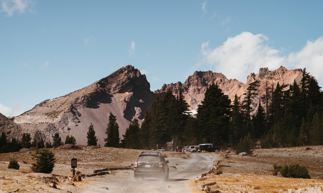 The Road to Broken Top Crater Trailhead