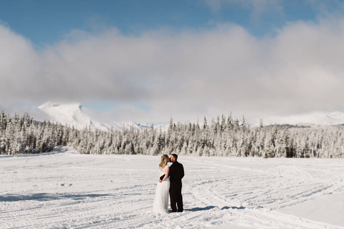 Bend Oregon Winter Elopement