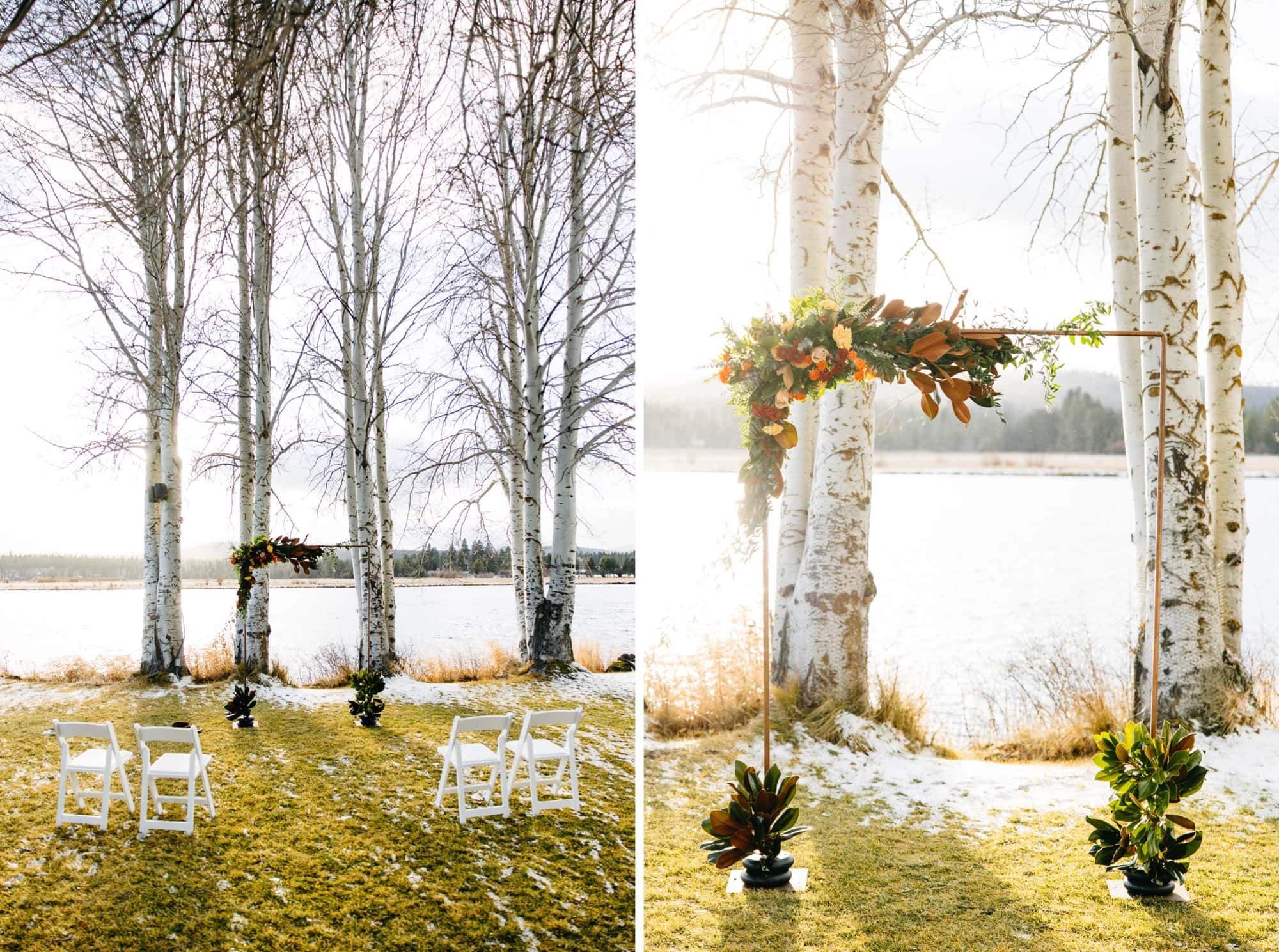 Black Butte Ranch Winter Elopement