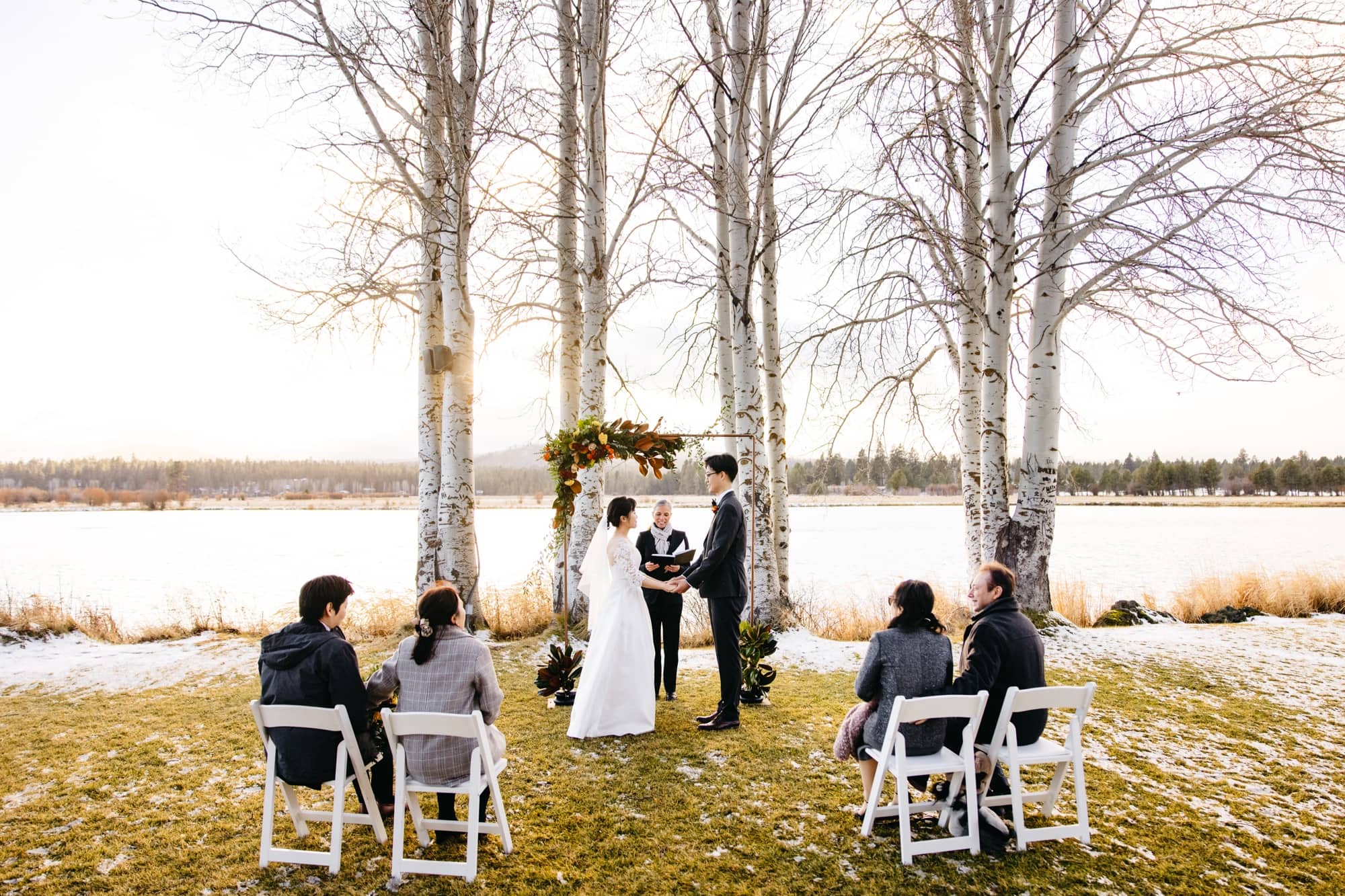 Black Butte Ranch Winter Elopement