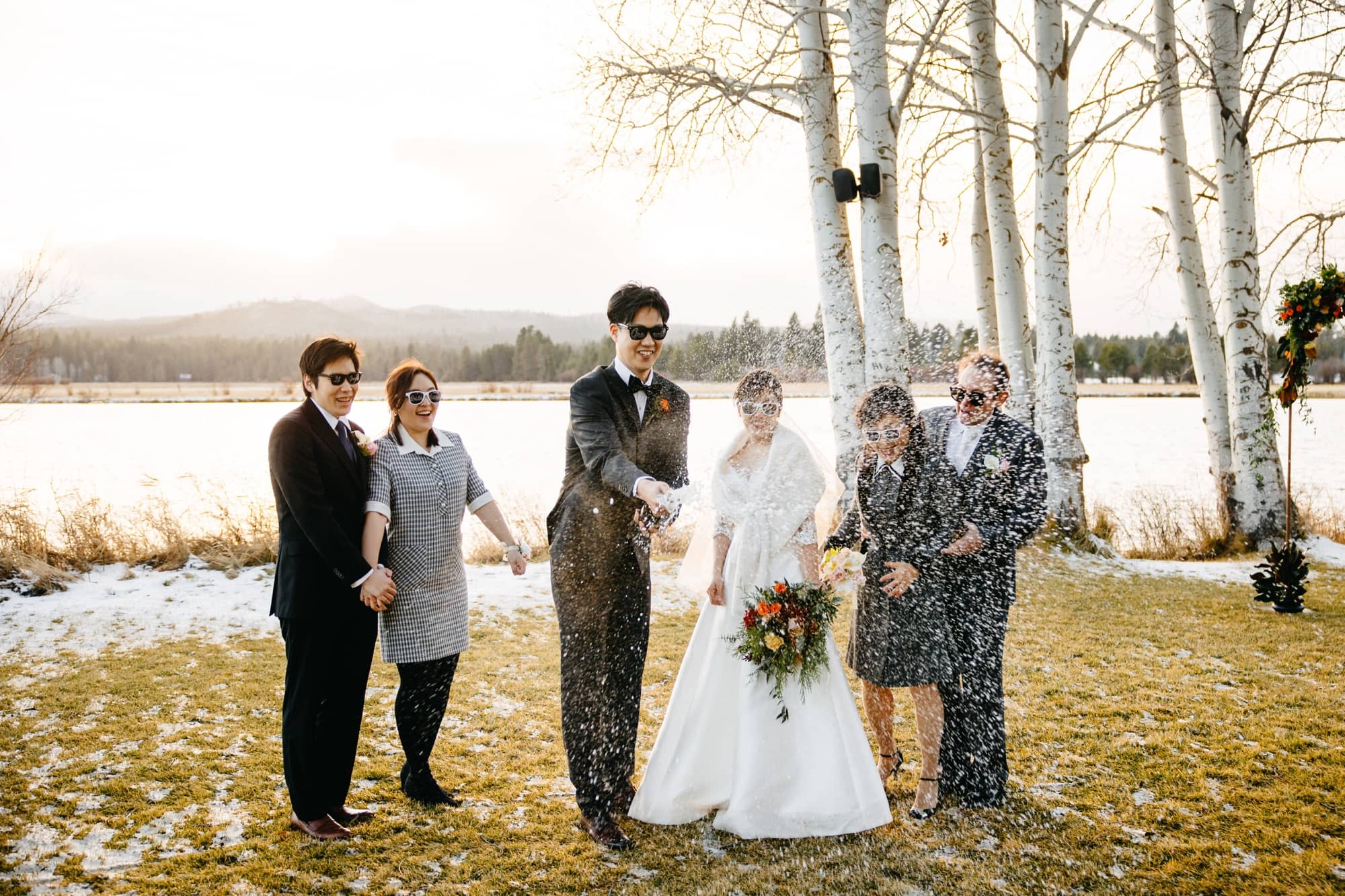 Black Butte Ranch Winter Elopement