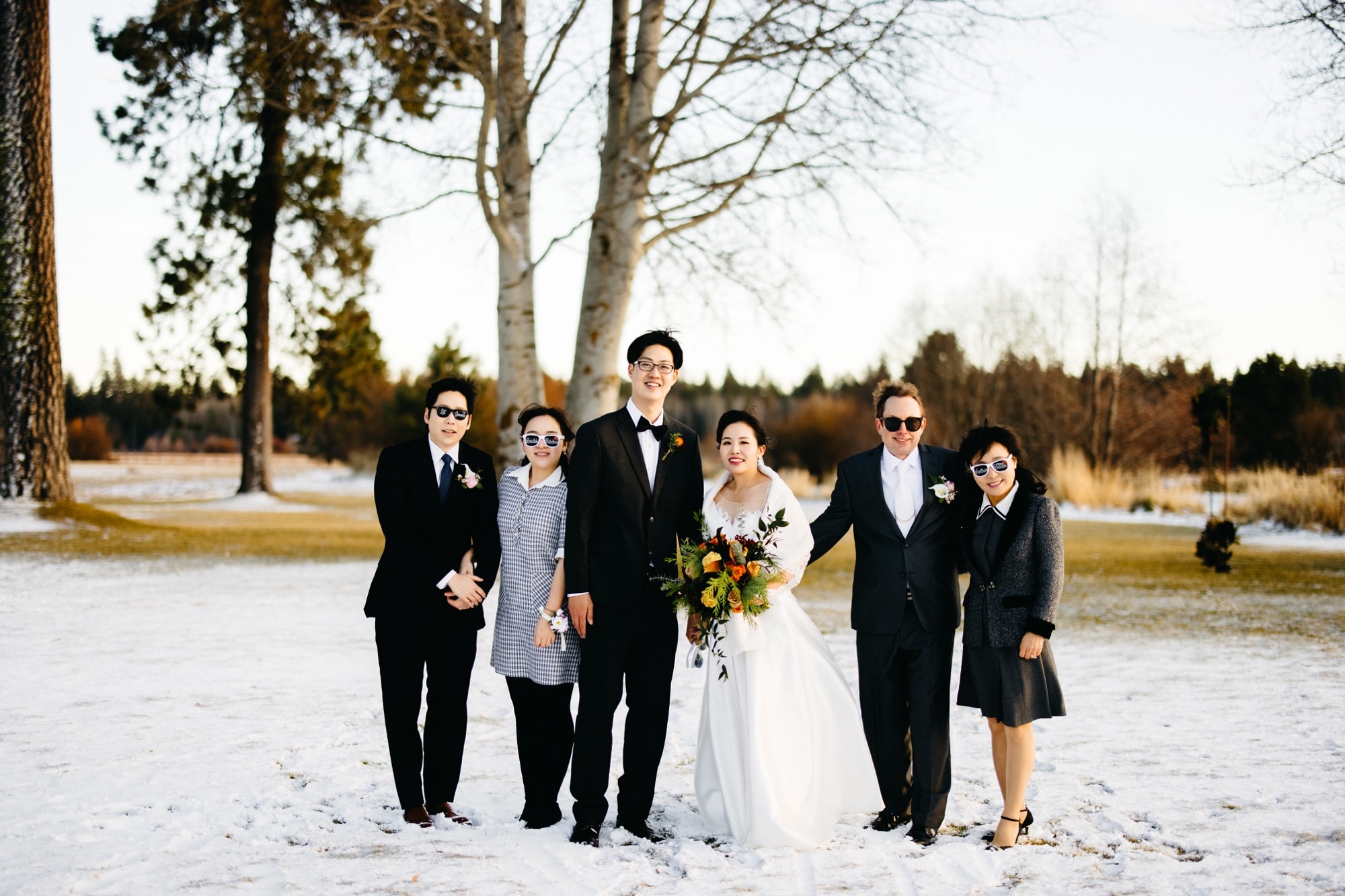 Black Butte Ranch Winter Elopement