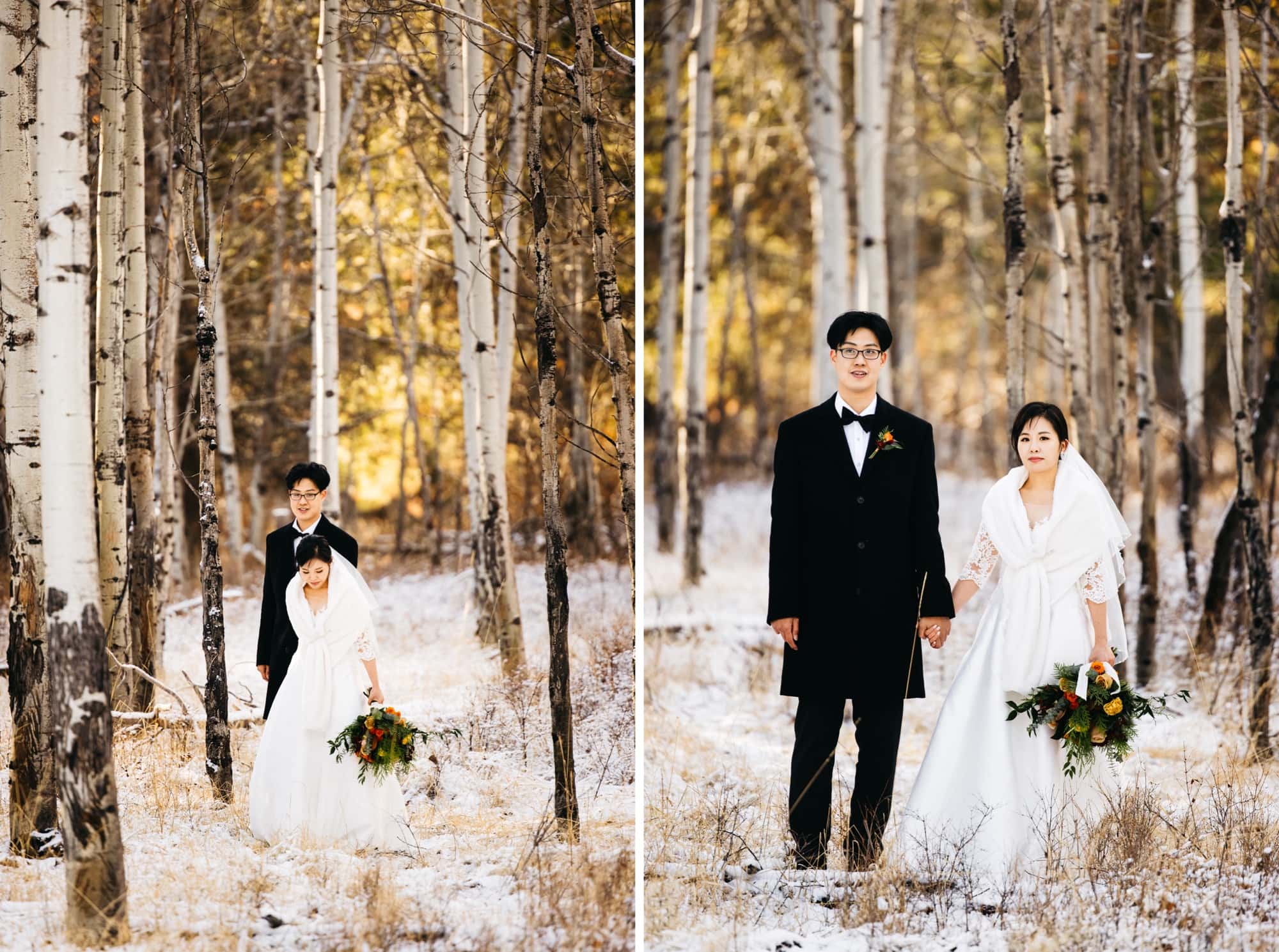 Black Butte Ranch Winter Elopement