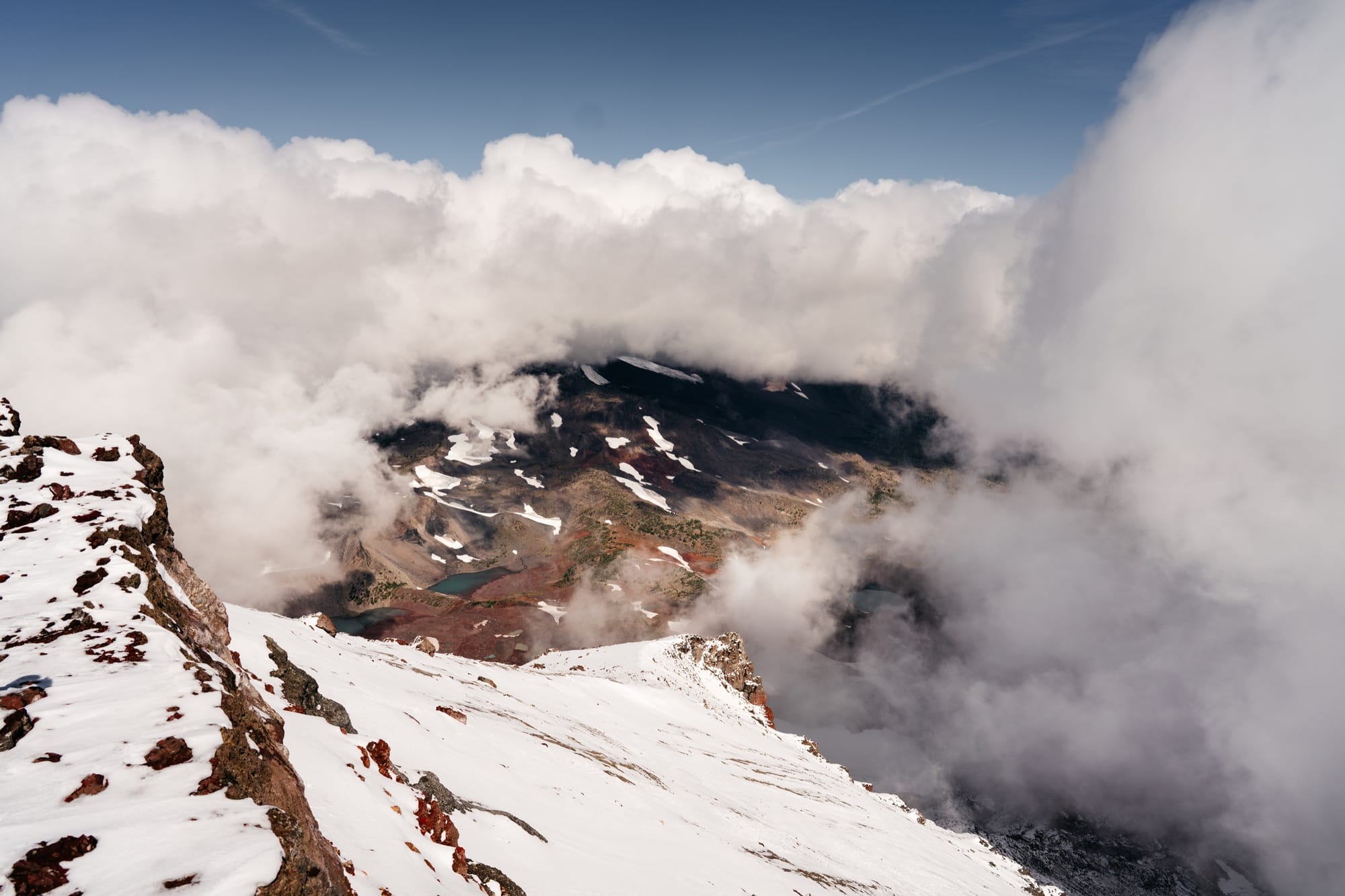 South Sister top View