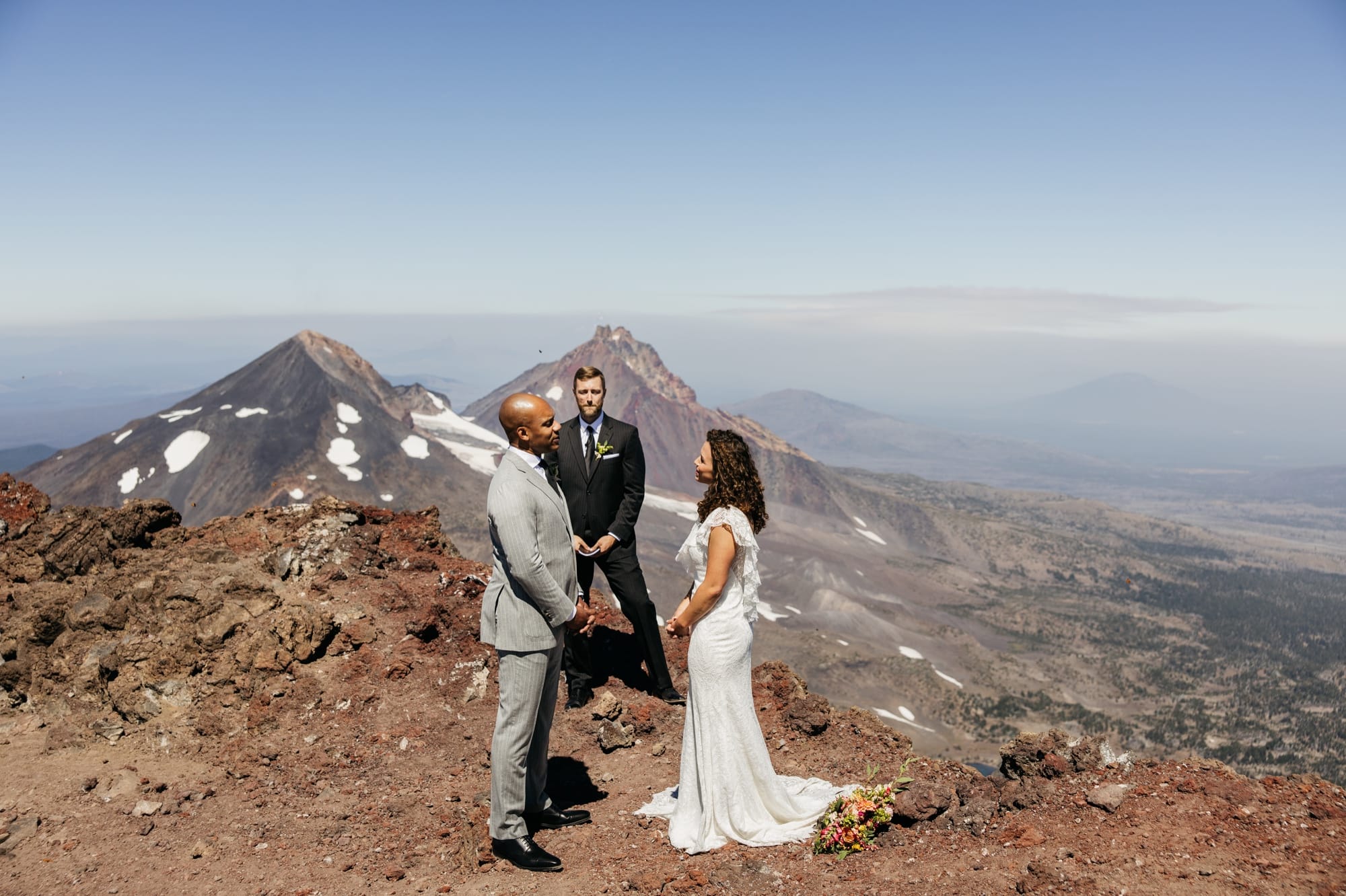 South Sister Oregon Elopement Ceremony