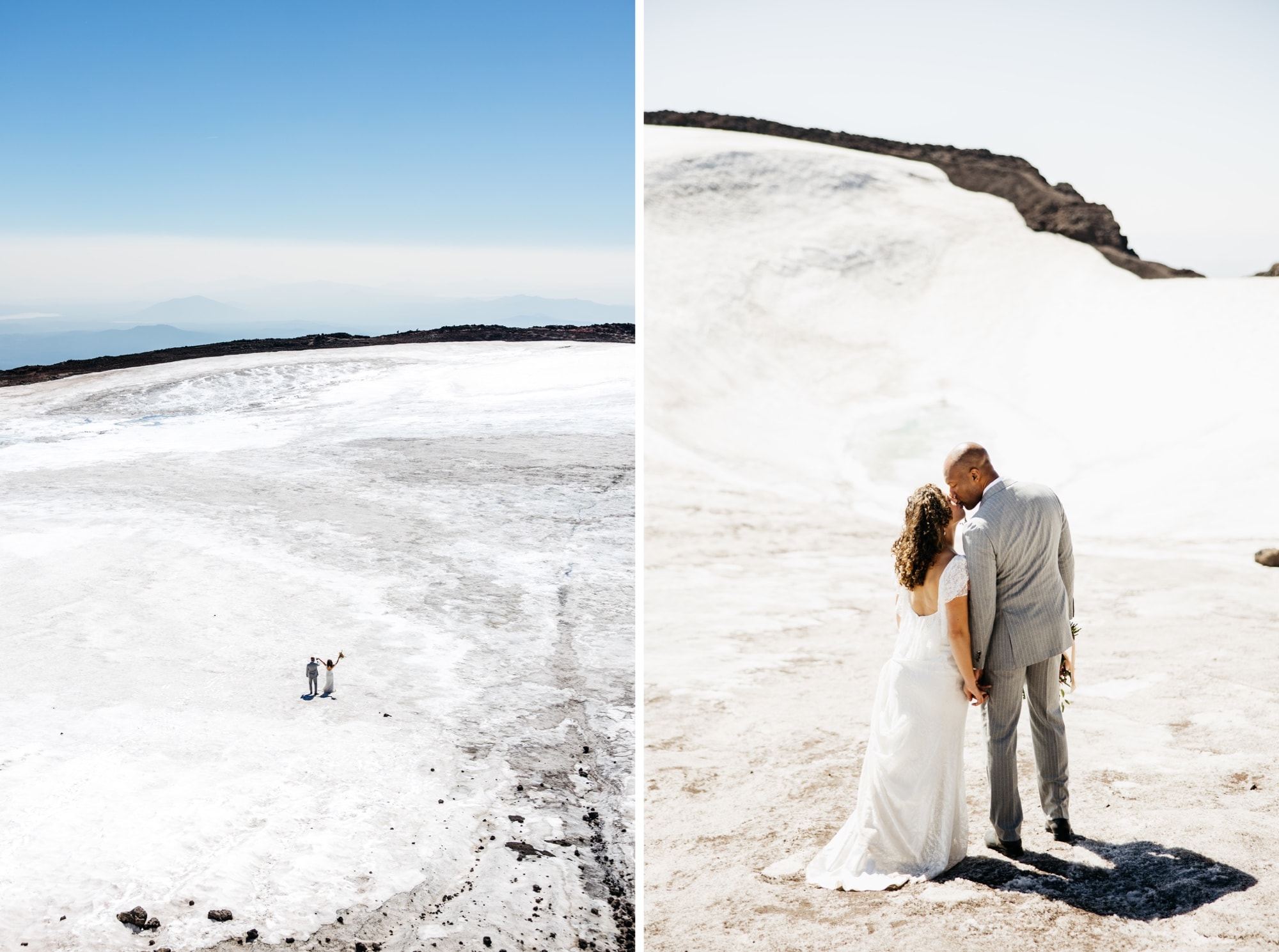 South Sister Oregon Elopement Glacier 