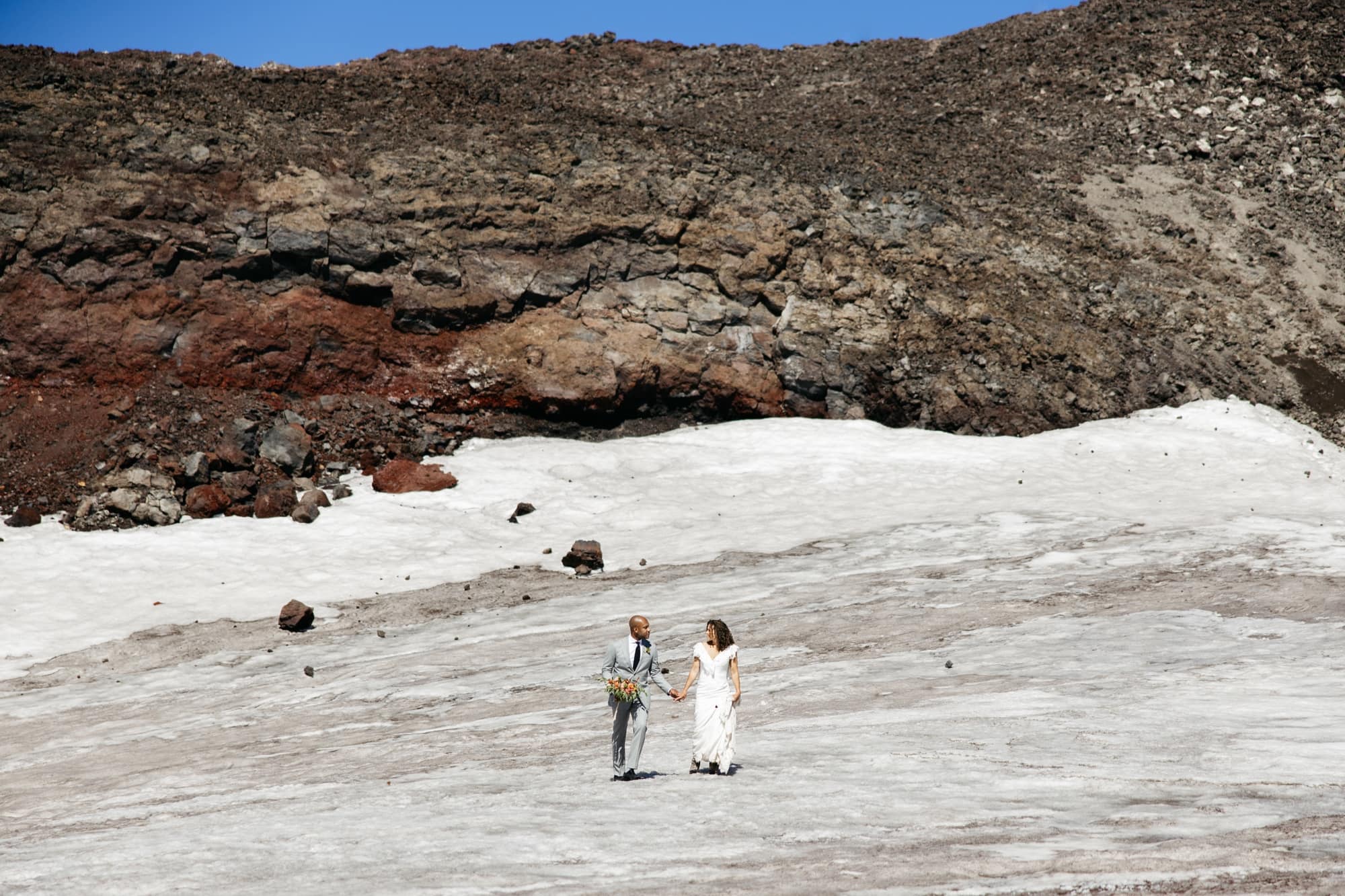 South Sister Oregon Elopement Glacier 