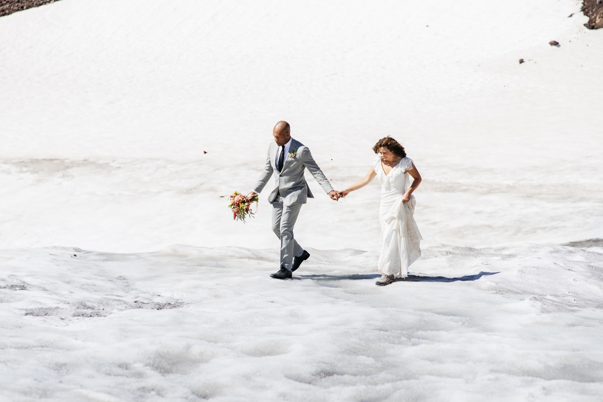 South Sister Oregon Elopement Glacier 