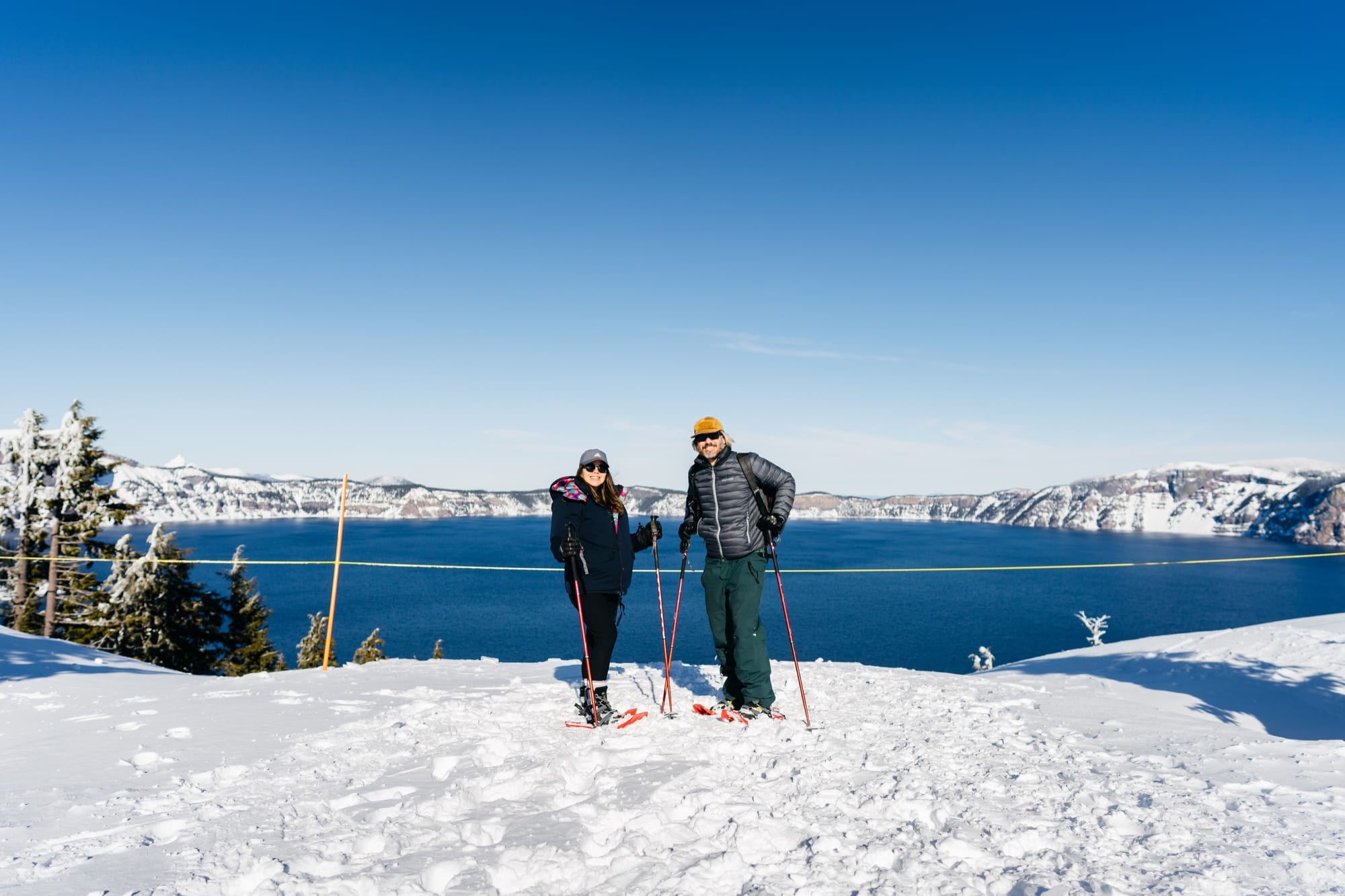 Crater Lake Winter elopement
